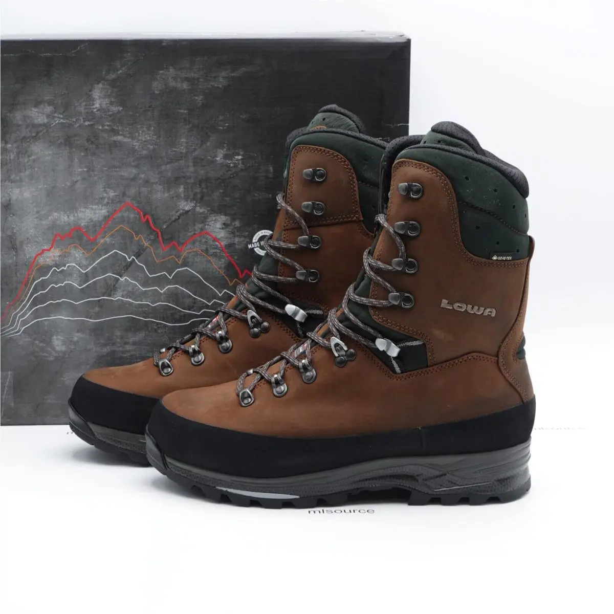 Lowa Hunter Gtx Evo Extreme Gore-tex Waterproof Trekking Boots Men`s Brown