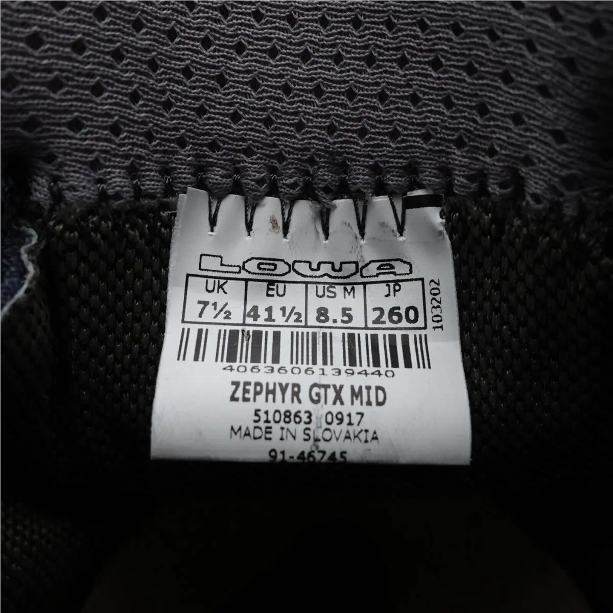 Lowa shoes - Lowa Zephyr GTX Mid - Zephyr GTX Mid - 510863-0917 - Blue 5