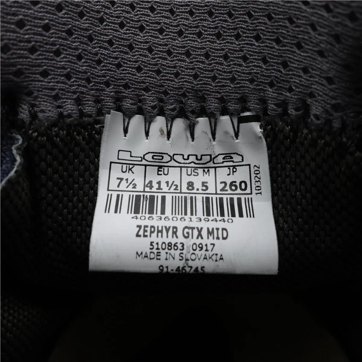 Lowa shoes - Lowa Zephyr GTX Mid - Zephyr GTX Mid - 510863-0917 - Blue 25