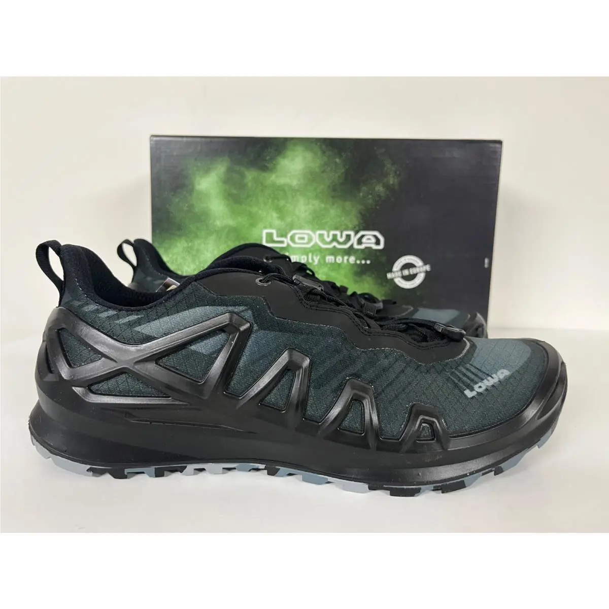 Lowa Merger Gtx Lo Gore-tex Waterproof Black Hiking Boots Trail Shoes 310431