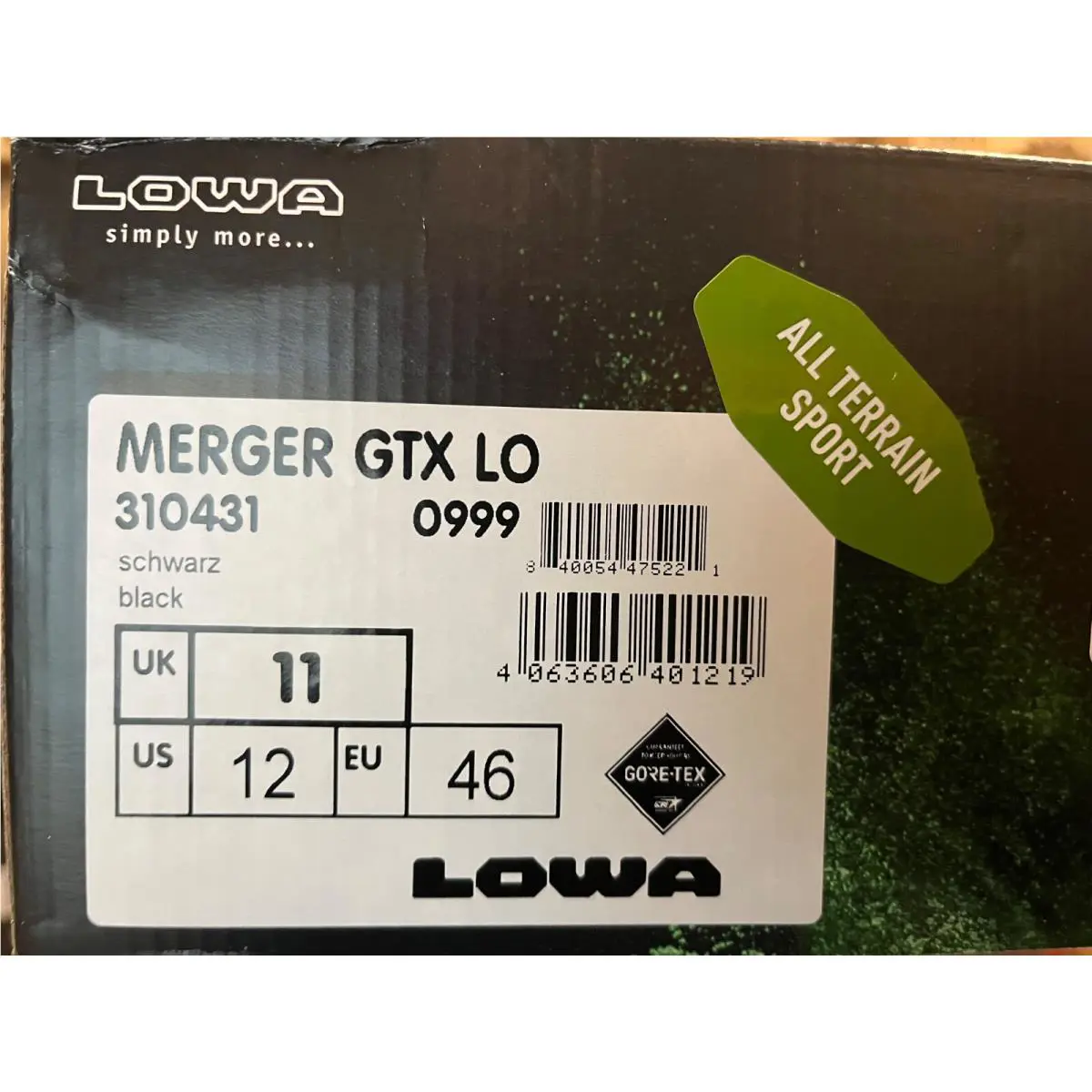 Lowa shoes - LOWA Merger GTX Lo Hiking Boots - 310431 - Black 17