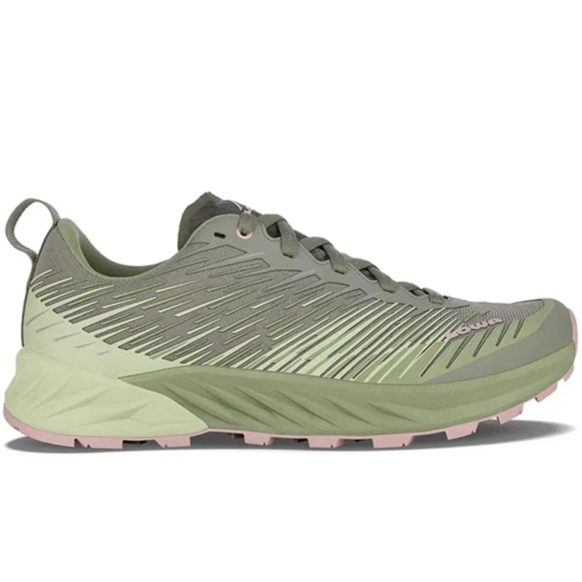 Lowa 3206957931 Women`s Amplux WS Avocado/rose Trainer Sneaker Running Shoes