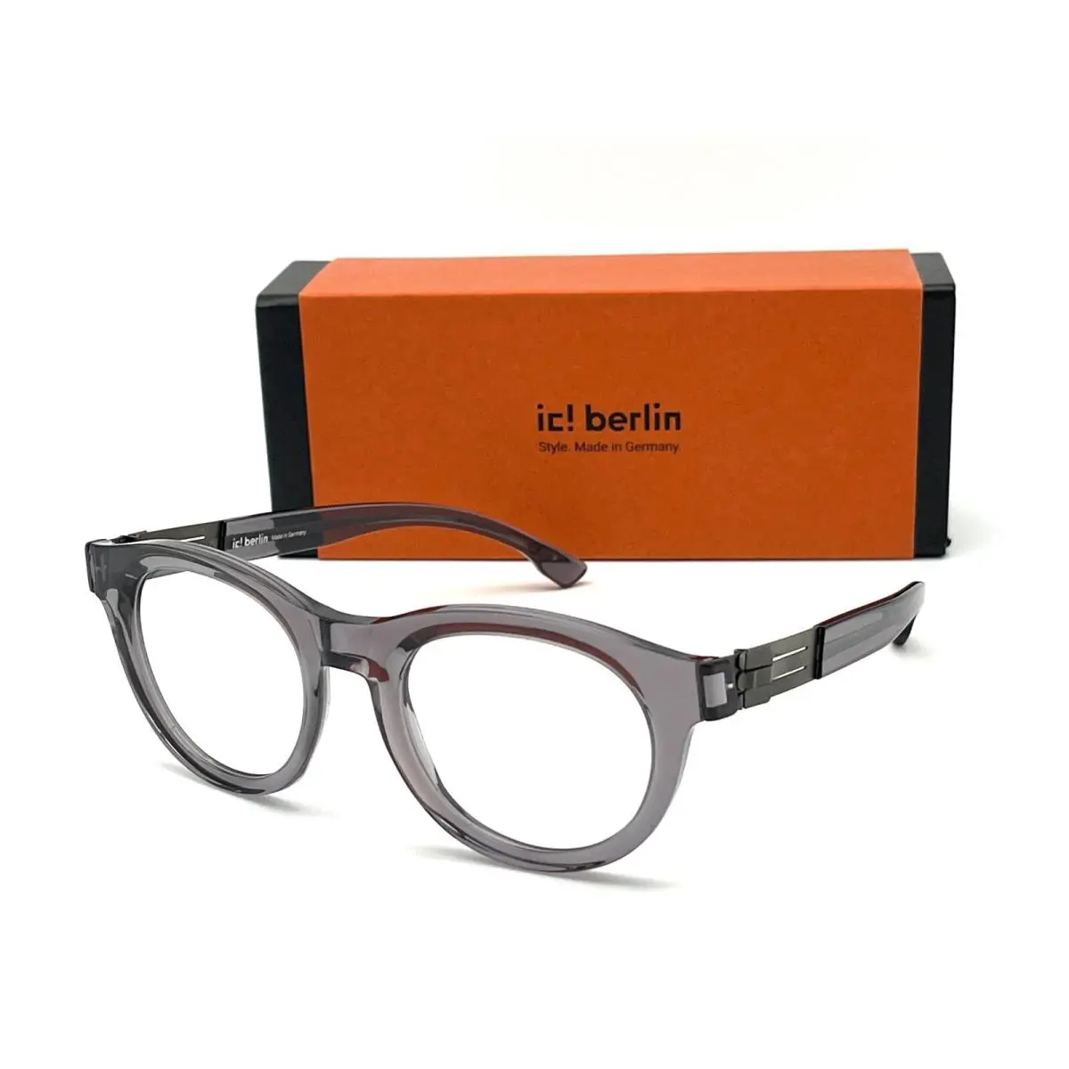 IC Berlin Glen Gray Graphite / Clear 49mm Eyeglasses by ic! berlin