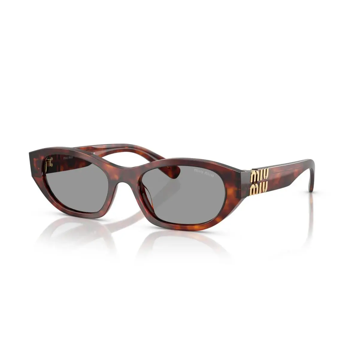 Miu Miu MU A03S Havana Mahogany/grey 21C40O Sunglasses