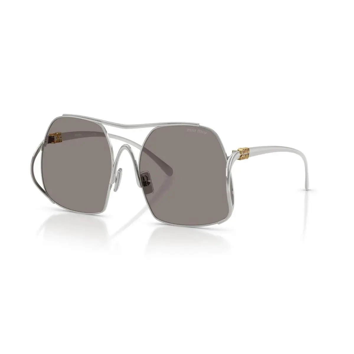 Miu Miu MU A55S Silver/dark Grey 1BC80Q Sunglasses