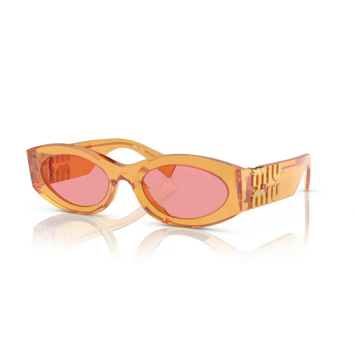 Miu Miu Smu 11WS Orange/pink 12T1D0 Sunglasses