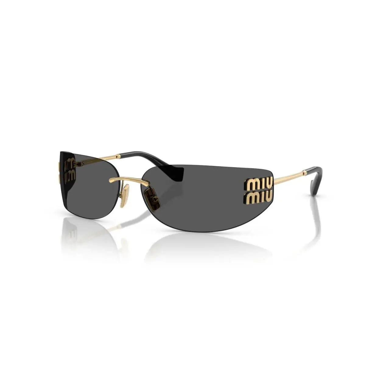 Miu Miu MU A51S Gold/dark Grey 5AK5S0 Sunglasses
