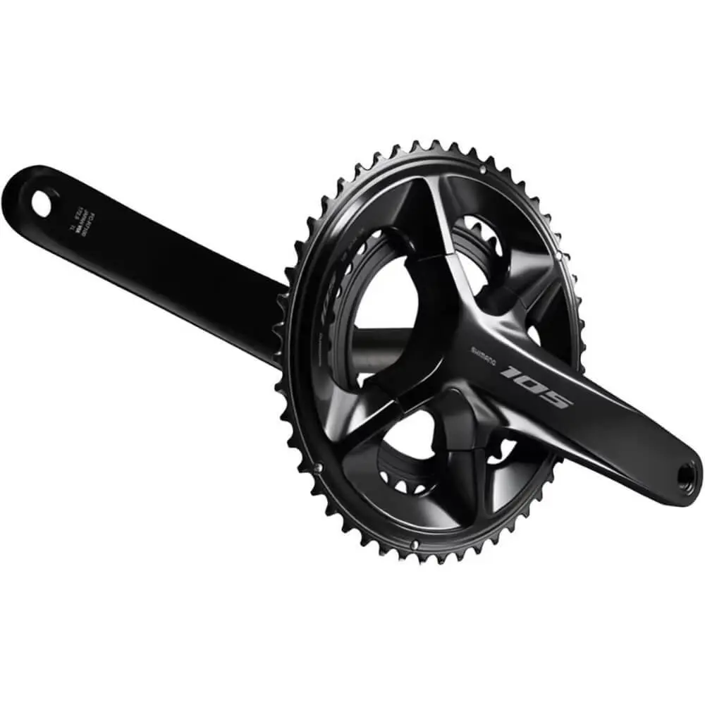 Shimano  - 105 R7100 12-Speed Crankset - Crankset - Black 1