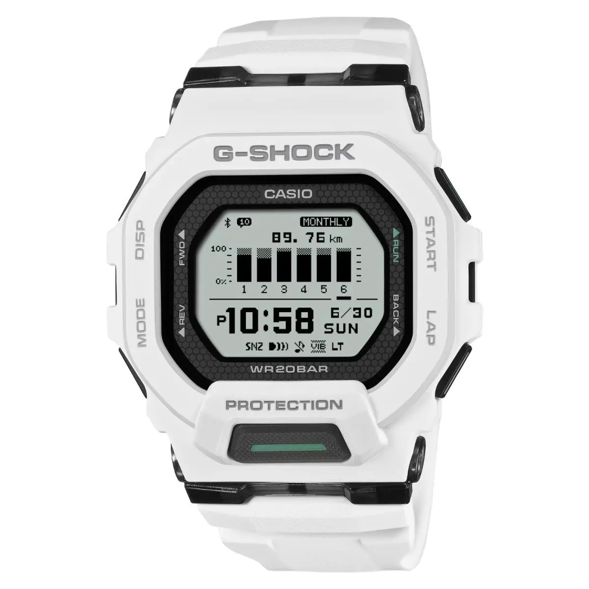 Casio G-shock Power Trainer White Mens Watch GBD200-7