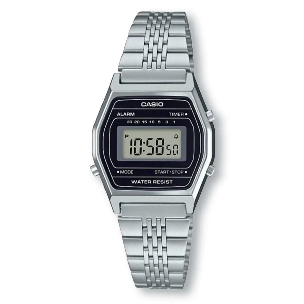 Casio LA690WA-1D Vintage Digital Watch Silver