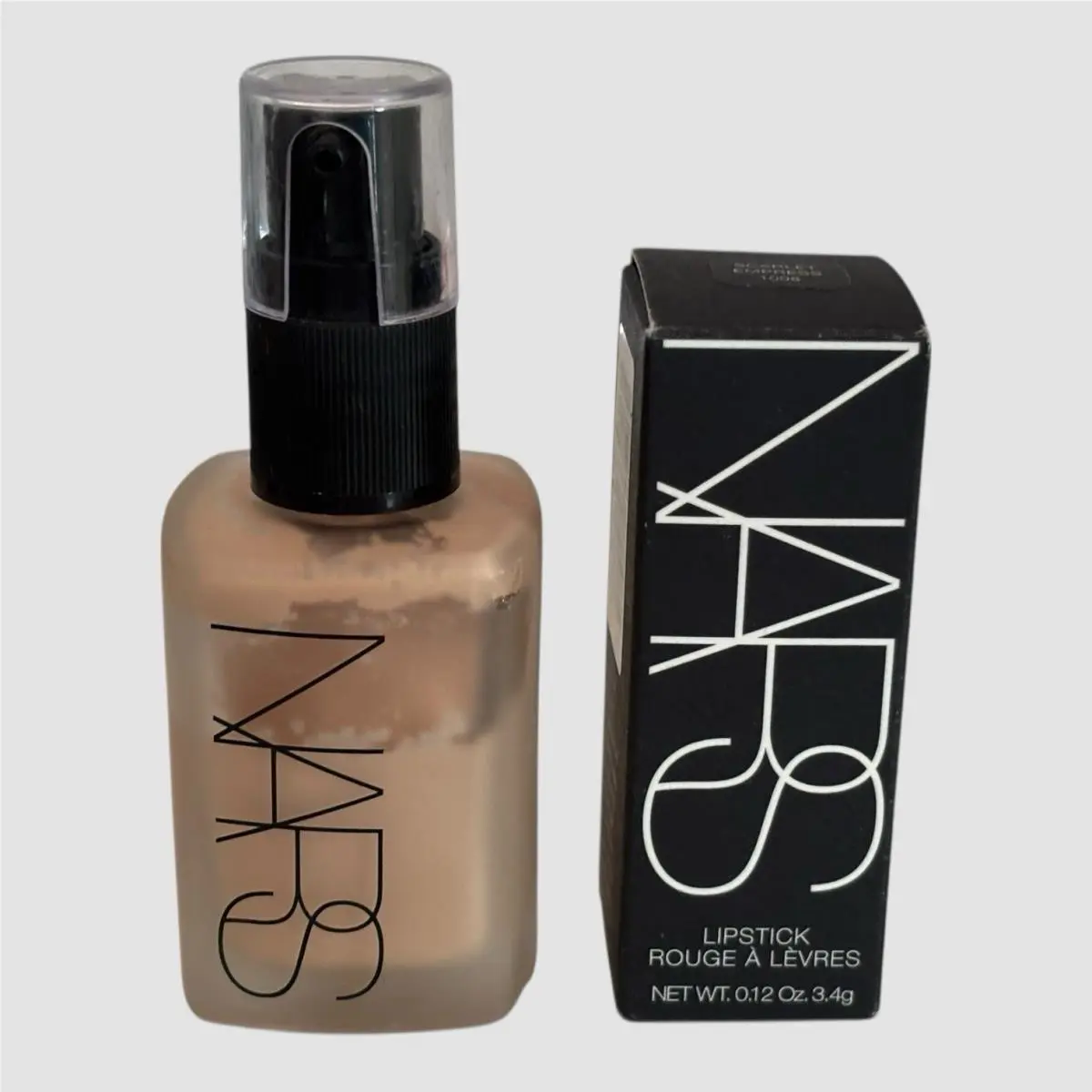 Nars Scarlet Empress #1008 Scarlet Empress 1008 Matte Lipstick 0.12 oz and Sheer Matte Foundation by NARS Cosmetics