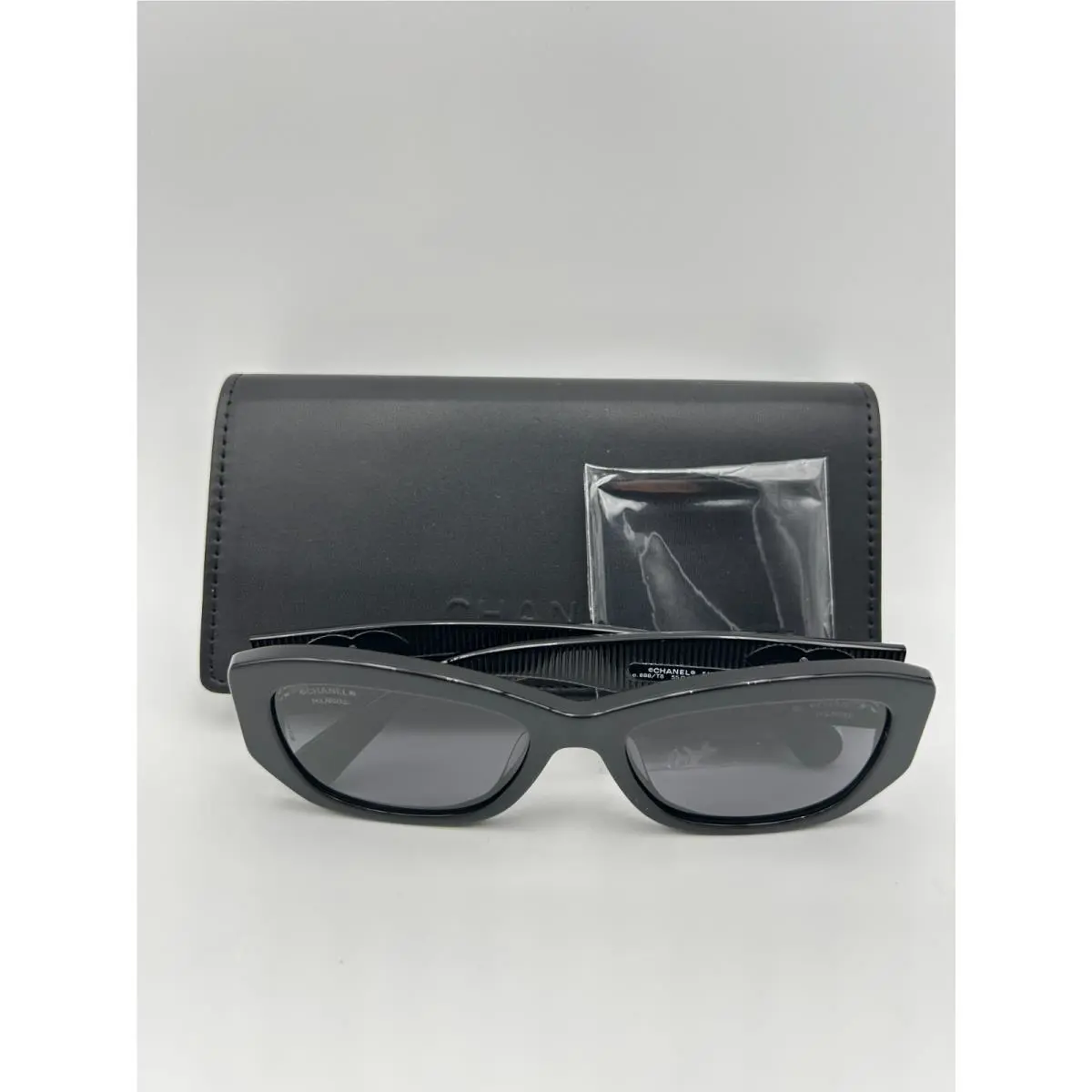 Chanel Sunglasses 5493A 888/T8 Polarized Black Gray 55 18 140
