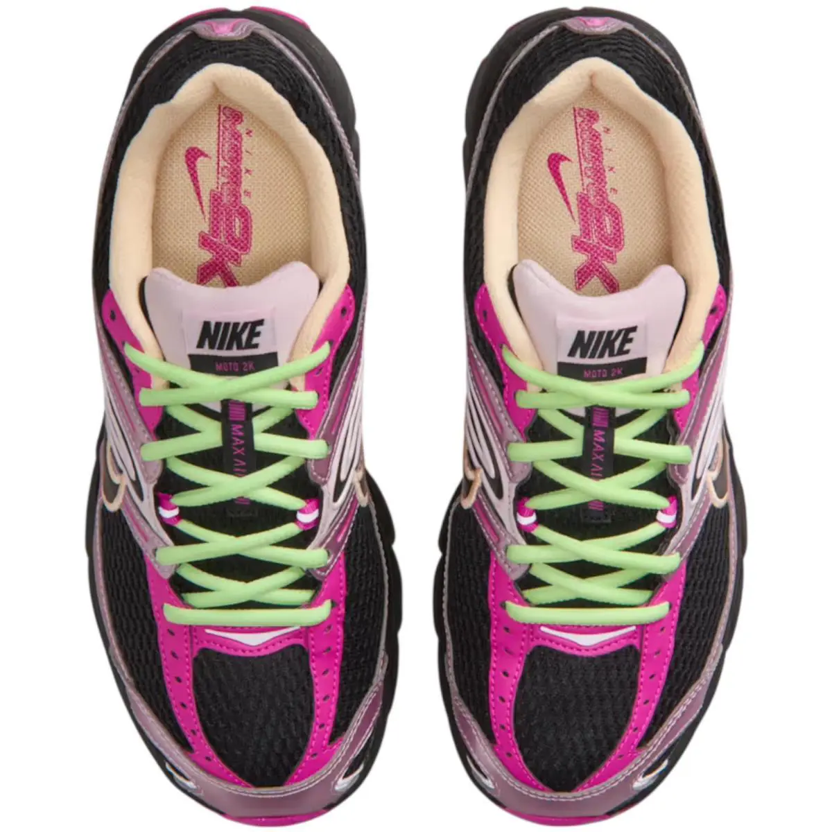 Nike shoes - Nike Air Max Moto 2K - Black/Metallic Silver/Anthracite/Black 52
