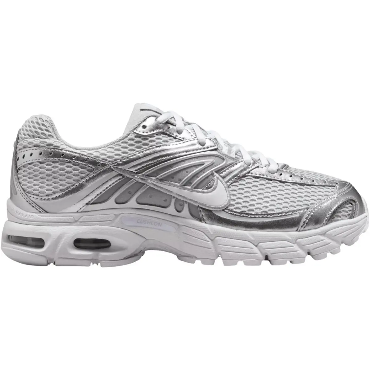 Air Max Moto 2K Women Casual Shoe US Size 6-11 Color Sneaker Grey Fog/Metallic Silver/White by Nike