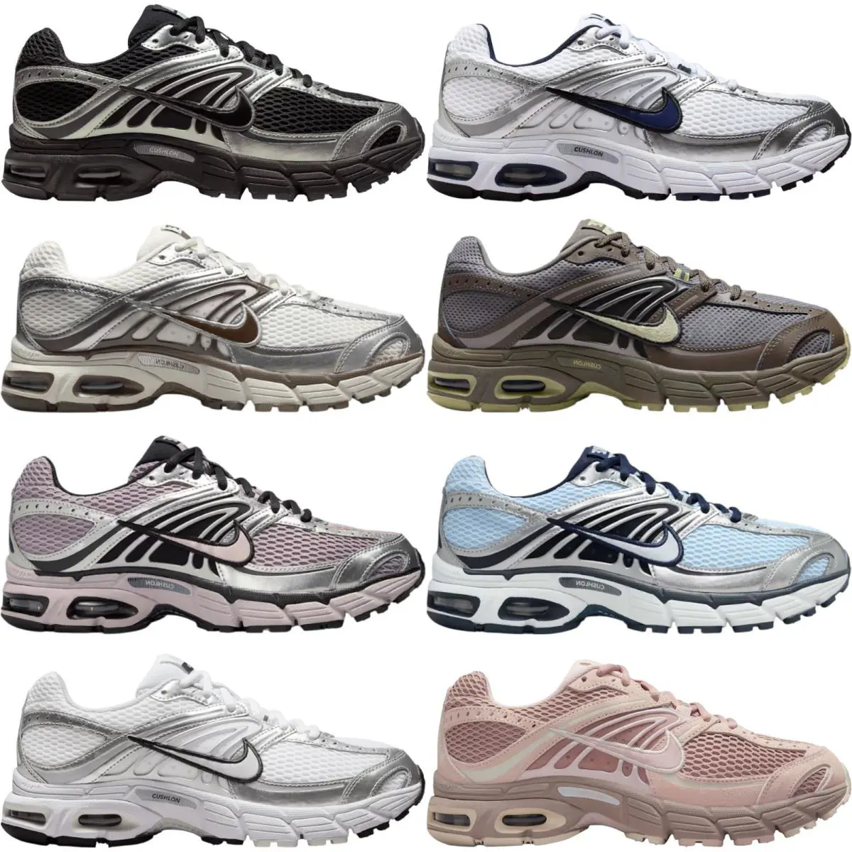 Nike shoes - Nike Air Max Moto 2K - Black/Metallic Silver/Anthracite/Black 54