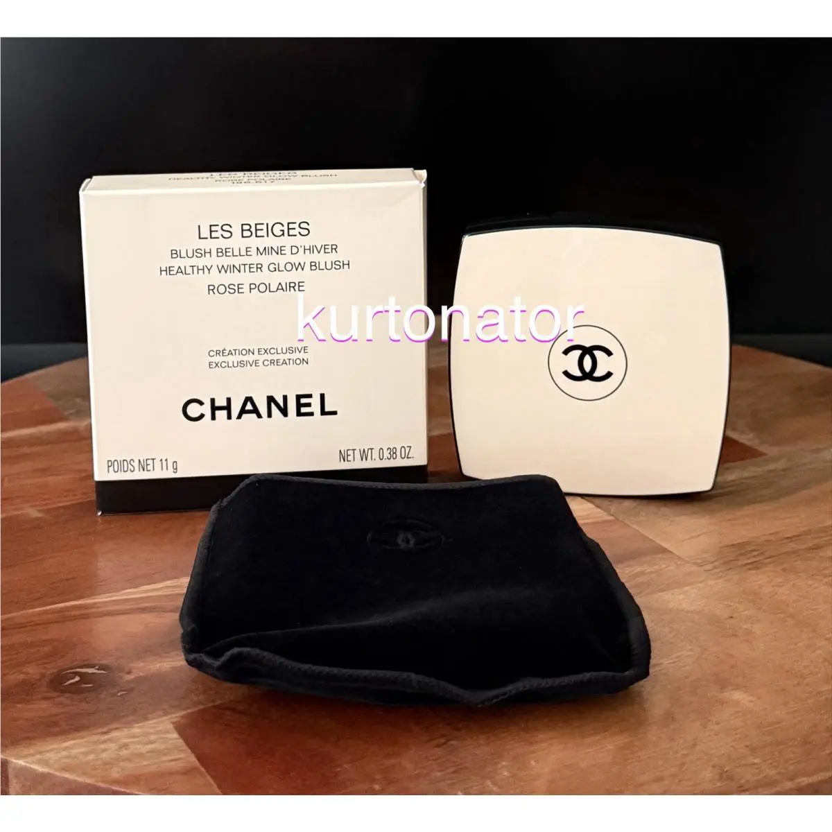 Chanel Les Beiges Rose Polaire 186.617 Healthy Winter Glow Blush 0.38 oz