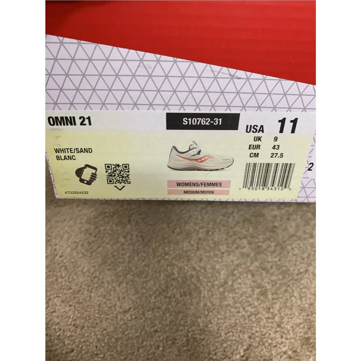 Saucony shoes - Saucony Omni 21 - Omni - S10762-31 - White (UPC: 195018343062) 7