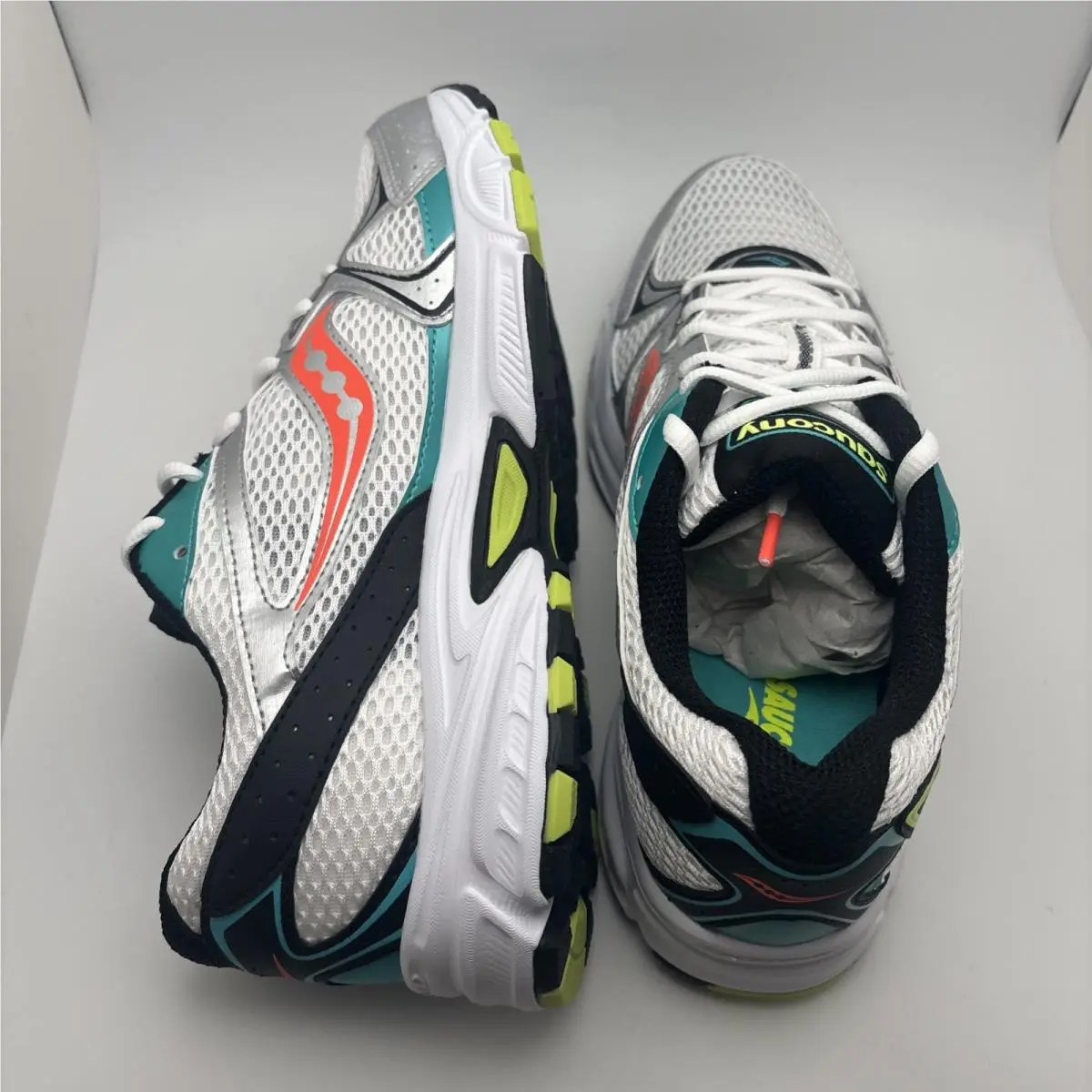 Saucony shoes - Saucony Millennium Ride - Millennium Ride - S70812-25 - White/silver/blue/orange 6