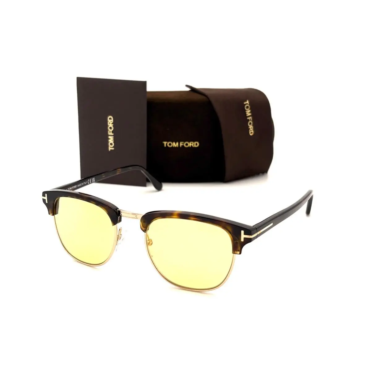 Tom Ford Henry FT0248 52E Dark Havana / Photochromic Brown 51mm Sunglasses