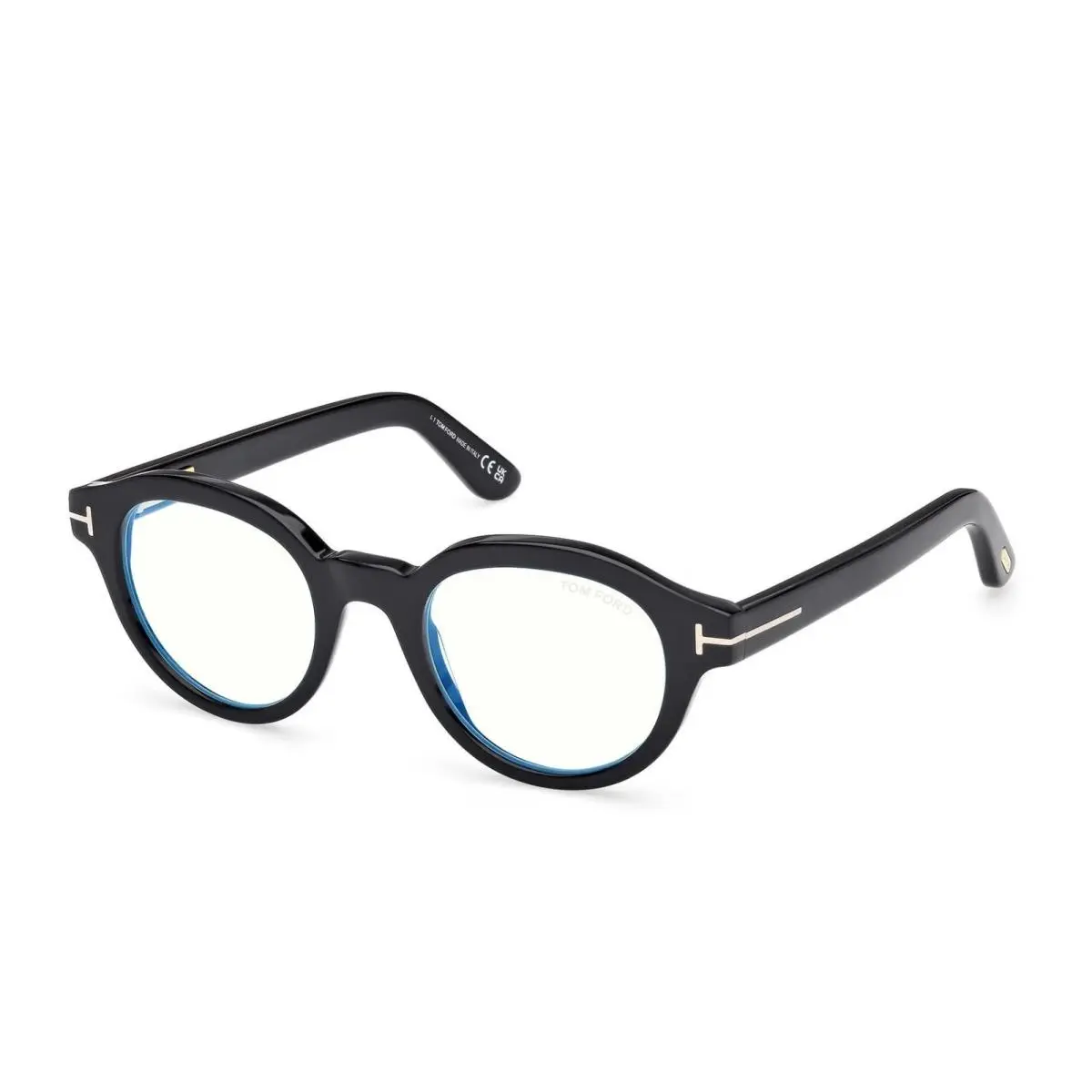 Tom Ford FT6037-B 001 Shiny Black 49mm Eyeglasses