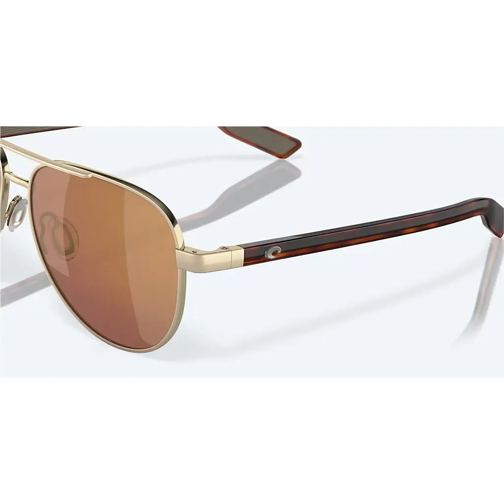 Costa Del Mar Peli Polarized Sunglasses Gold/gold Glass 580G