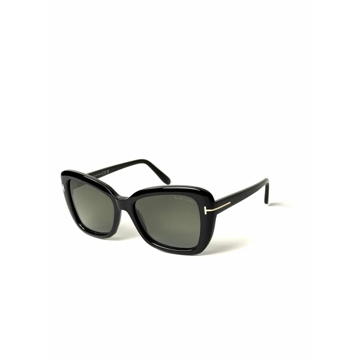 Tom Ford Maeve TF 1008 01B Black Sunglasses 55mm - Frame: Black, Lens: Gradient