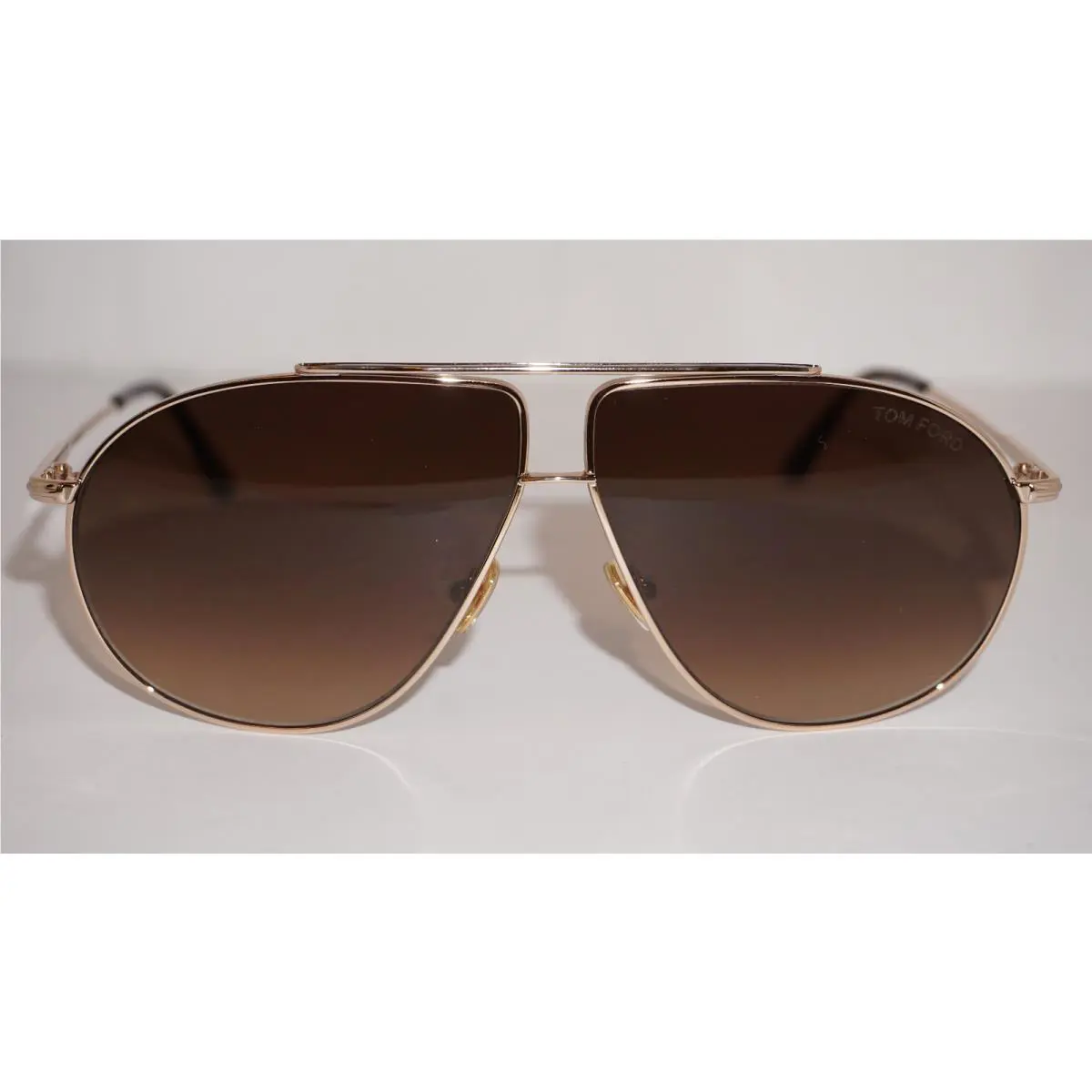 Tom Ford Sunglasses RILEY-02 Aviator Gold Brown TF825 28F 62 9 140