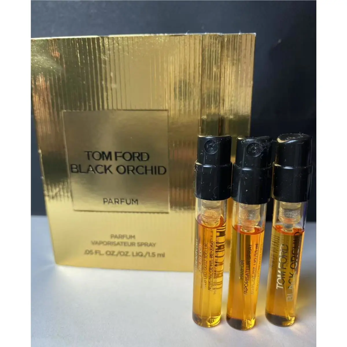 16x Tom Ford Black Orchid Parfum Sample Spray Vial 1.5ml 0.05fl.oz