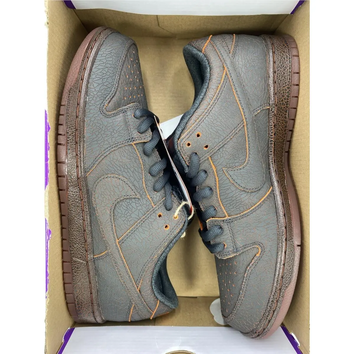 Nike shoes - Nike SB Dunk - Dunk - HV1668 001 - DK Smoke Grey/Campfire Orange (UPC: 198482403126) 8