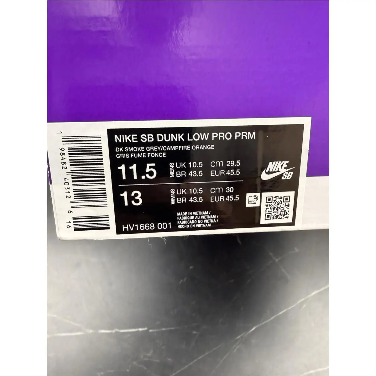 Nike shoes - Nike Dunk SB - Dunk - HV1668-001 - Gray 9
