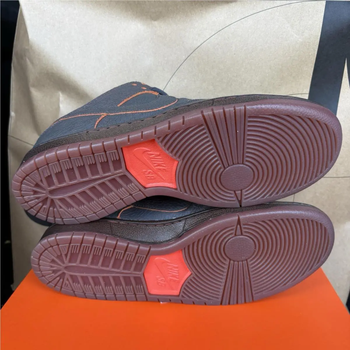 Nike shoes - Nike SB Dunk Low Pro PRM - HV1668-001 - Dk Smoke Grey, Campfire Orange 6