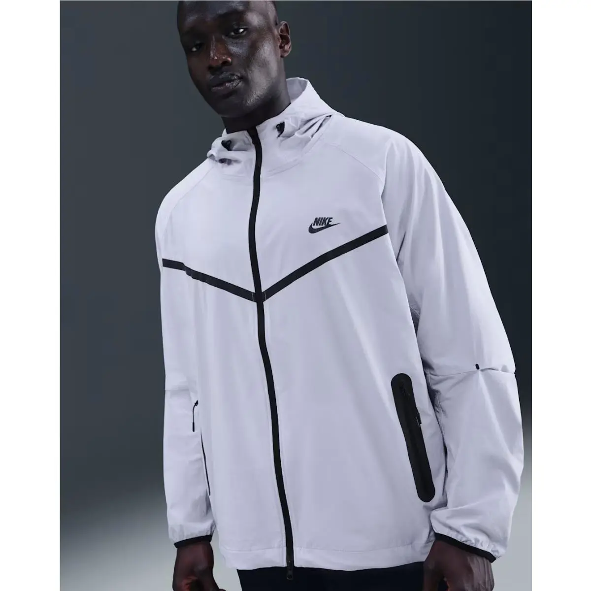Nike clothing - Nike Tech Dri-FIT Woven Pants and Jacket - Blue, Manufacturer: Ghost/Ghost/Black 8