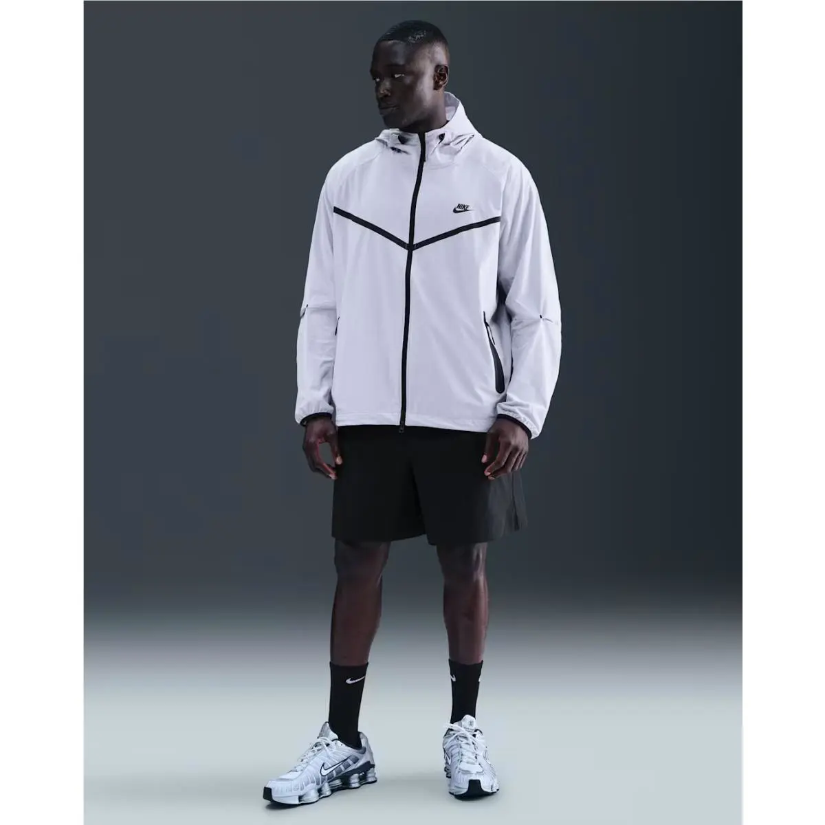 Nike clothing - Nike Tech Dri-FIT Woven Pants and Jacket - Blue, Manufacturer: Ghost/Ghost/Black 11