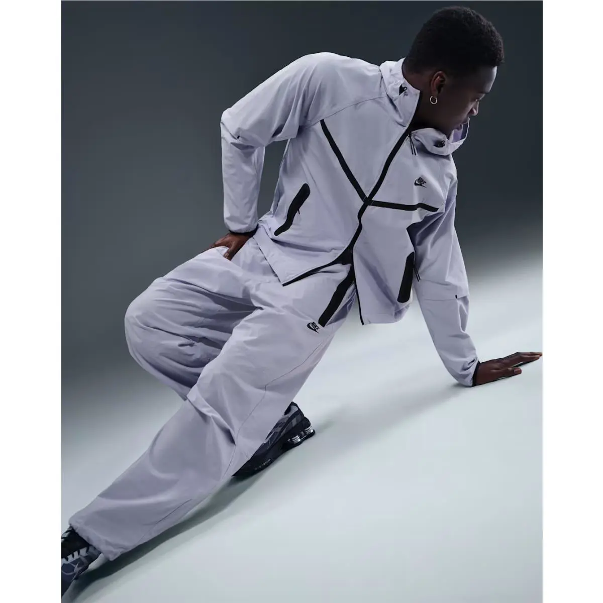Nike clothing - Nike Tech Dri-FIT Woven Pants and Jacket - Blue, Manufacturer: Ghost/Ghost/Black 1