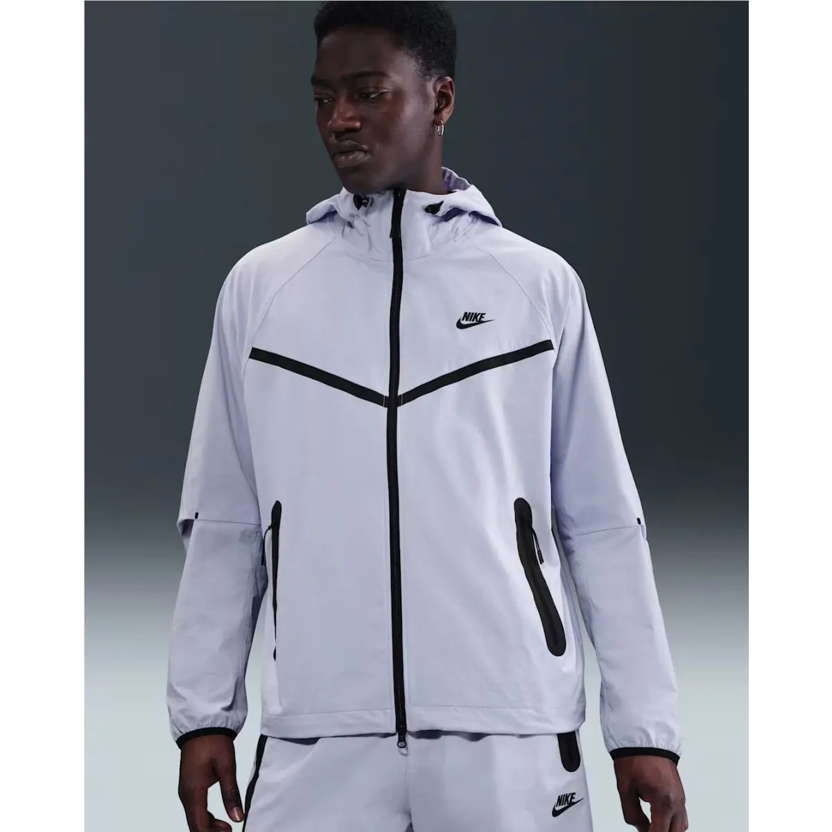 Nike clothing - Nike Tech Dri-FIT Woven Pants and Jacket - Blue, Manufacturer: Ghost/Ghost/Black 2