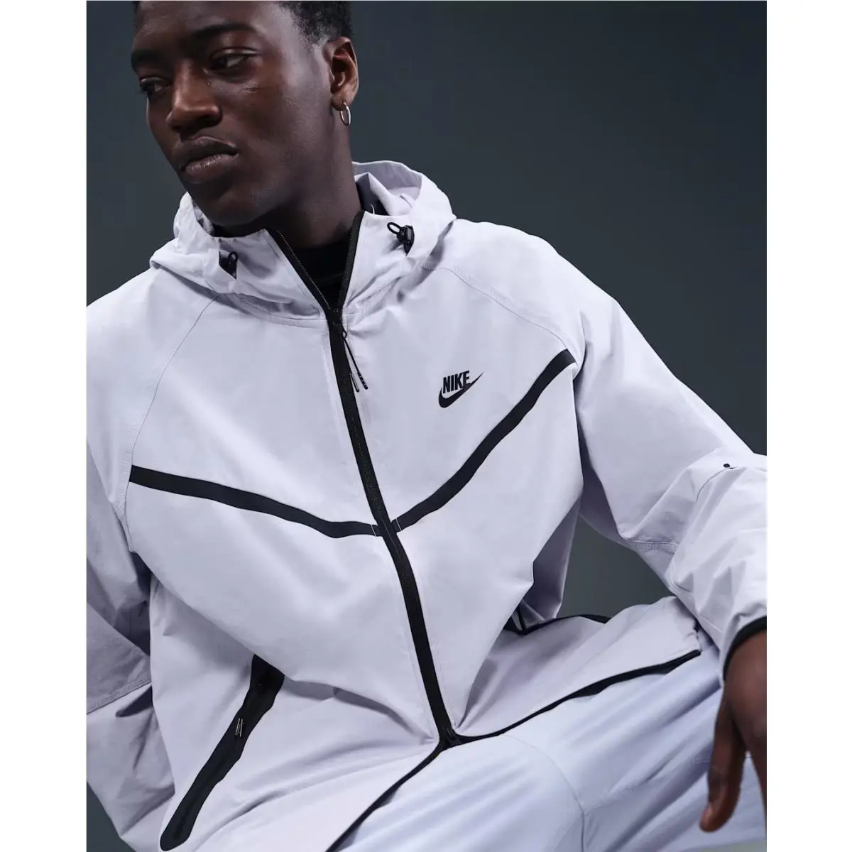 Nike clothing - Nike Tech Dri-FIT Woven Pants and Jacket - Blue, Manufacturer: Ghost/Ghost/Black 4