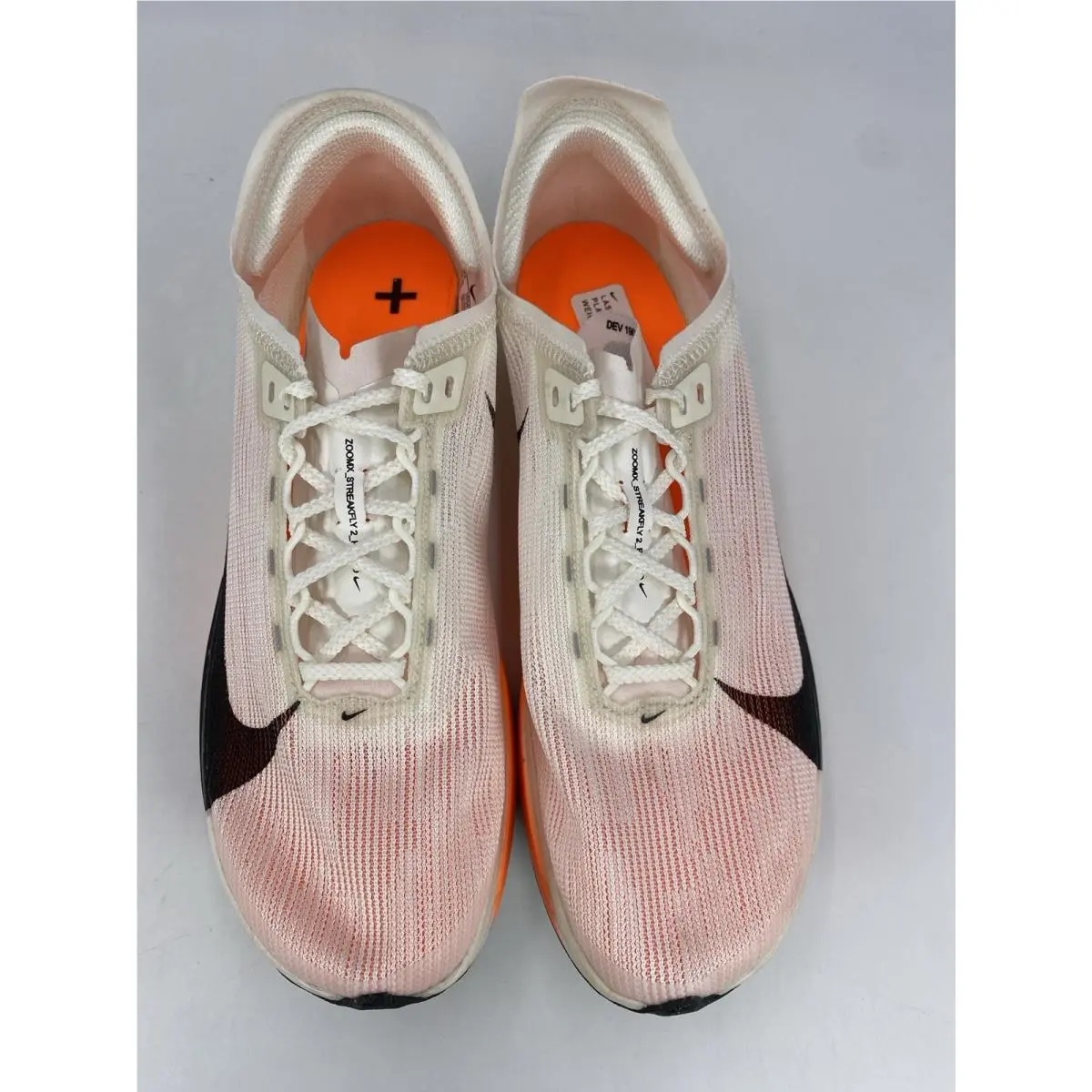 Nike shoes - Nike ZoomX Streakfly - ZoomX Streakfly - HF6417 100 - Sail/Black-Total Orange-White (UPC: 197862154641) 4