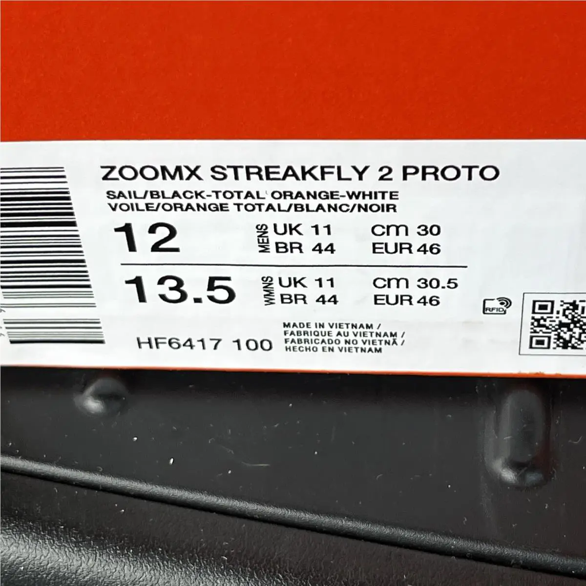 Nike shoes - Nike ZoomX Streakfly - ZoomX Streakfly - HF6417-100 - Orange (UPC: 197862158076) 6