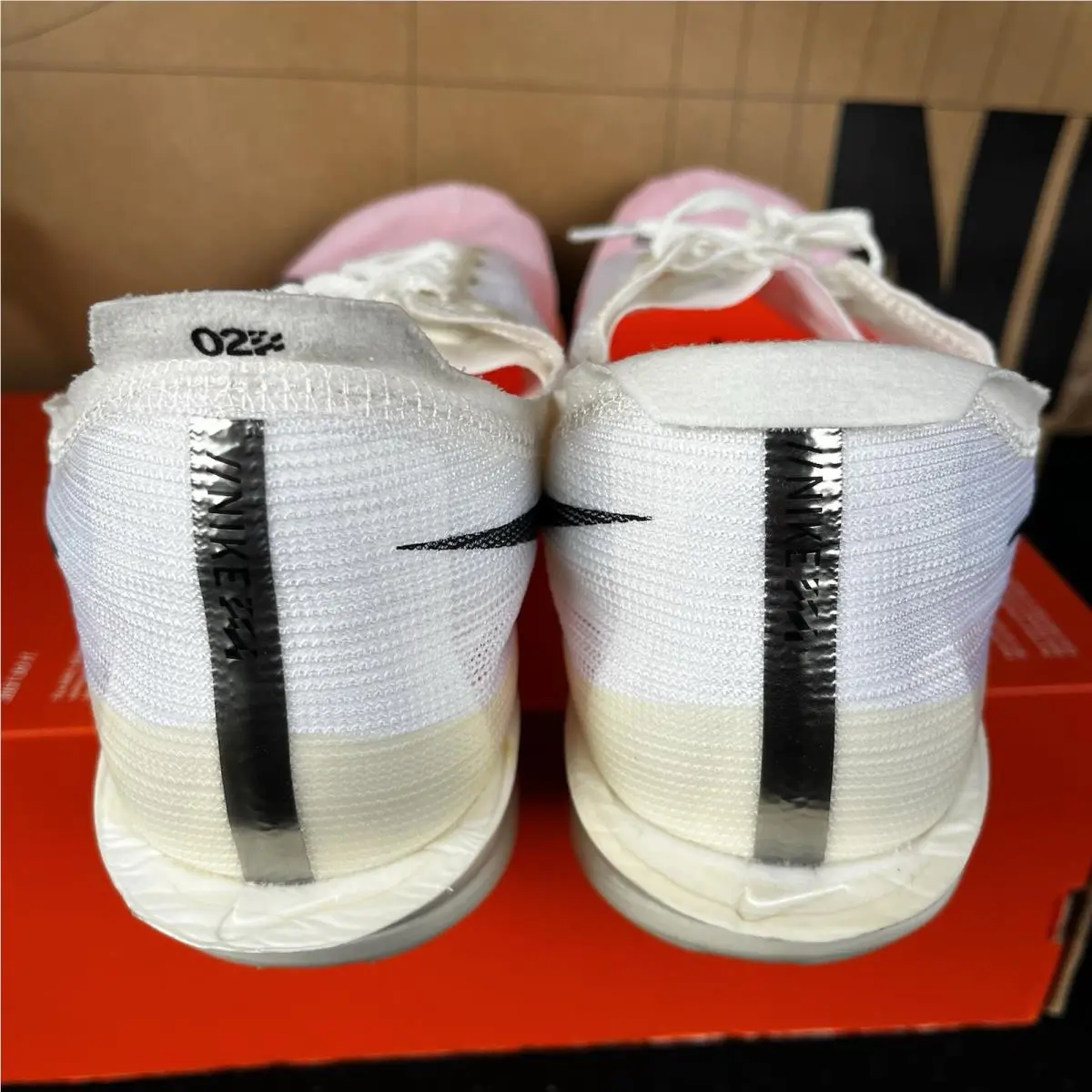 Nike shoes - Nike ZoomX Streakfly 2 - ZoomX Streakfly - HF6417-100 - Ivory, Manufacturer: Sail/Total Orange/White/Black 3