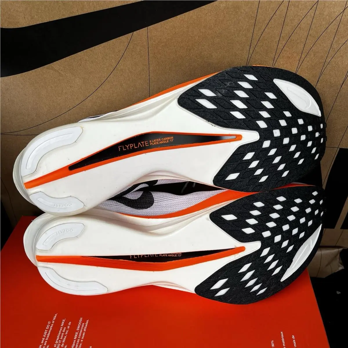 Nike shoes - Nike ZoomX Streakfly 2 - ZoomX Streakfly - HF6417-100 - Ivory, Manufacturer: Sail/Total Orange/White/Black 4