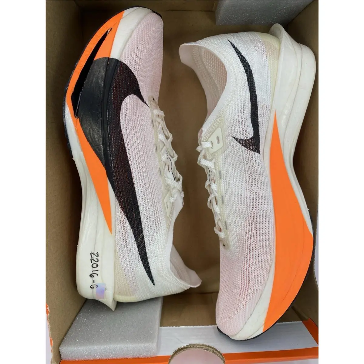 Nike shoes - Nike ZoomX Streakfly - ZoomX Streakfly - HF6417 100 - Sail/Black-Total Orange-White (UPC: 197862154641) 7