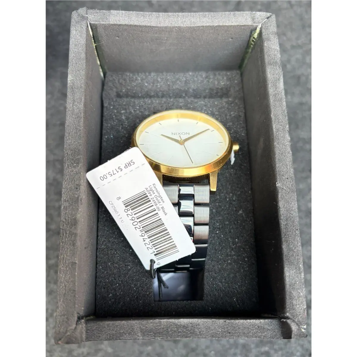Nixon Kensington Stainless Women`s Wristwatch Gold Black A099-2498-00