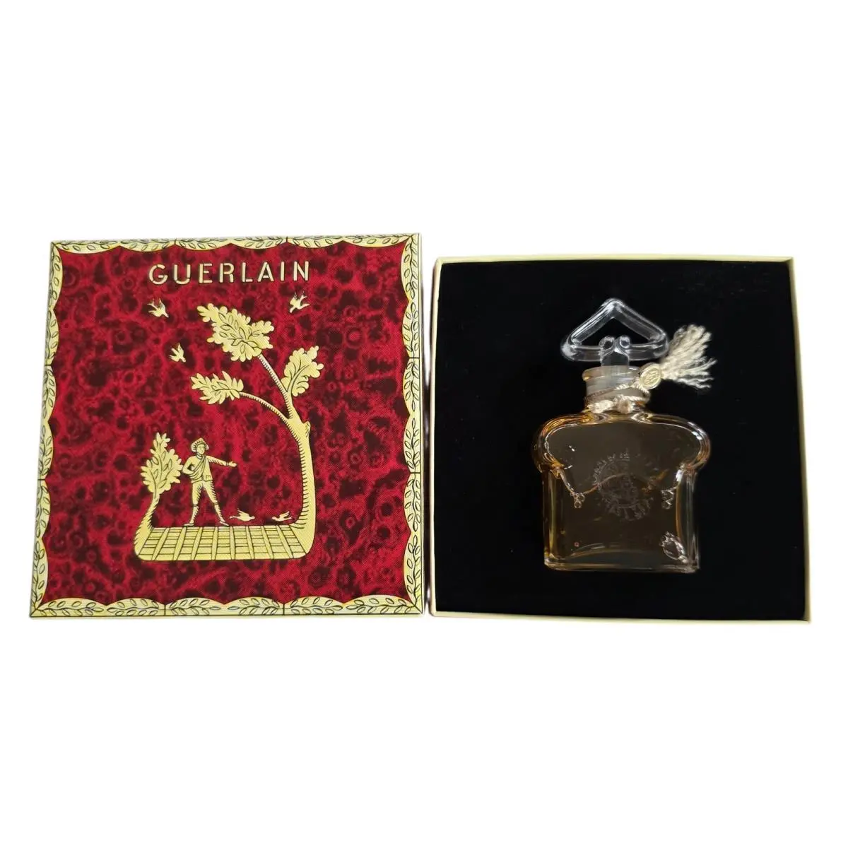 Vtg Guerlain Mitsouko Parfum Extrait Perfume 30 ml 30s/40s Bottle + Box 6C01