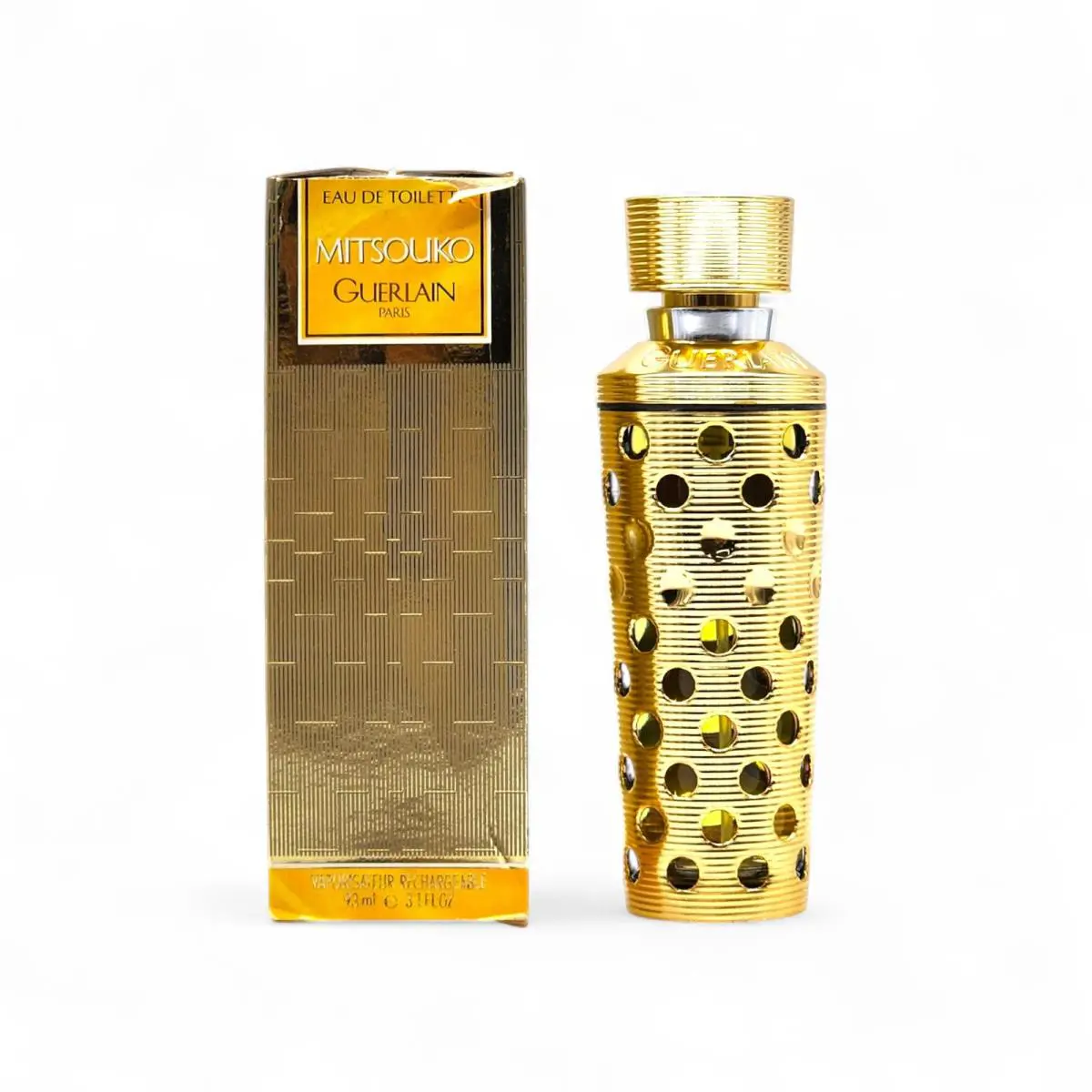 ​guerlain Mitsouko Rechargeable Gold Edition Edt Women’s Spray 93ml 3.1oz