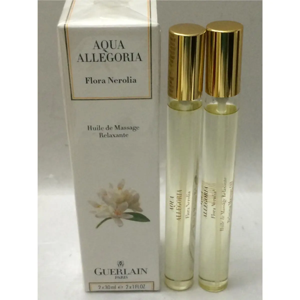 Aqua Allegoria Flora Nerolia Relaxing Massage Oil Guerlain 2x30ml /2x 1 oz Spray