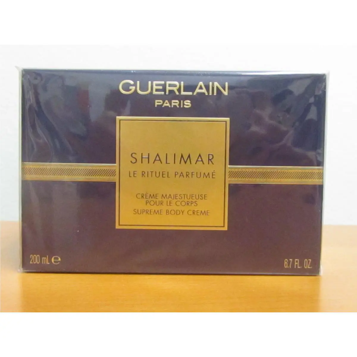 Shalimar Body Cream By Guerlain For Women 6.7oz / 200 ml Supreme Body Cream Seal