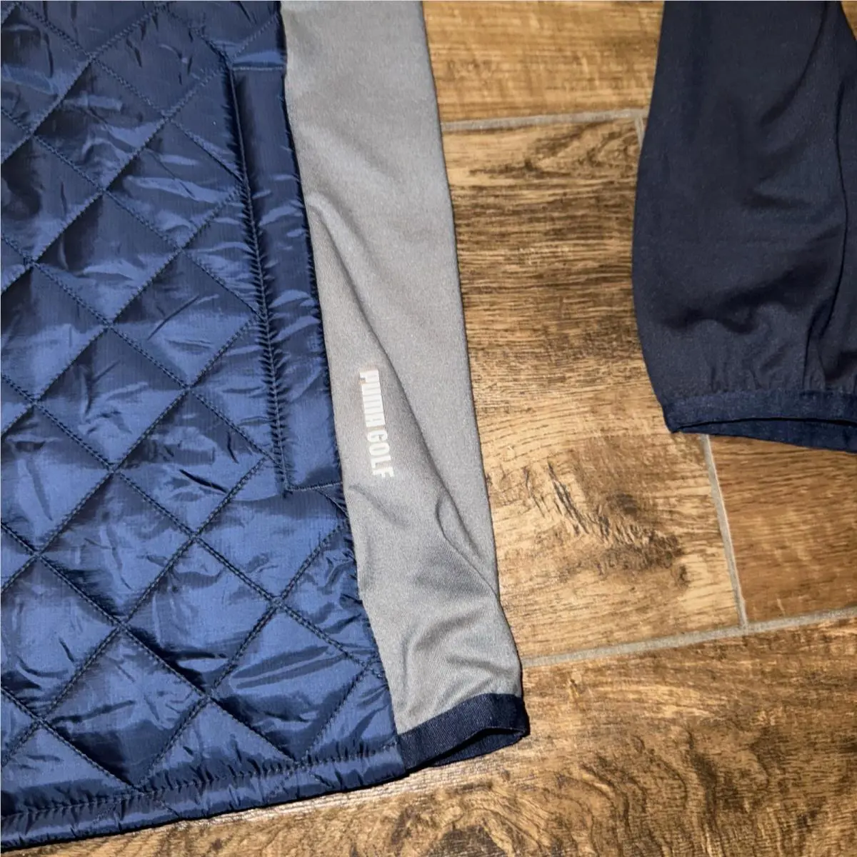 Puma clothing - Puma Water Repellent Athletic Casual Jacket - 621525-02 621525 02 621525 - Blue (UPC: 196856932821) 2