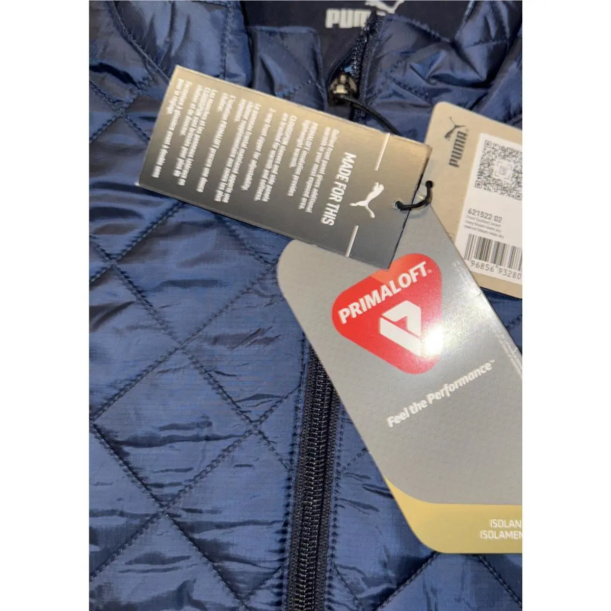 Puma clothing - Puma Water Repellent Athletic Casual Jacket - 621525-02 621525 02 621525 - Blue (UPC: 196856932821) 4