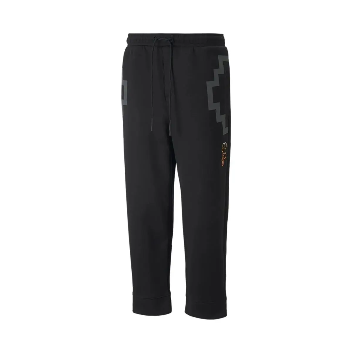 Puma x Pronounce Black Sweatpants Sz M - Geometric Print Athleisure Mens