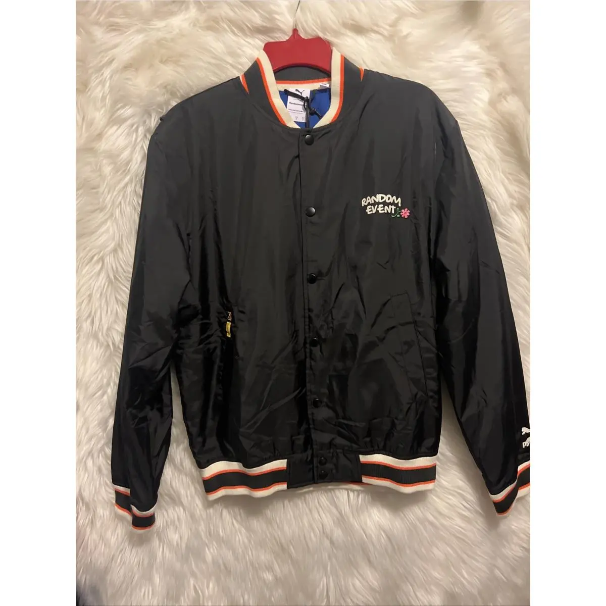 Puma X Rdet Bomber Jacket “randomevent” Collab Jet Black Size S TL46324